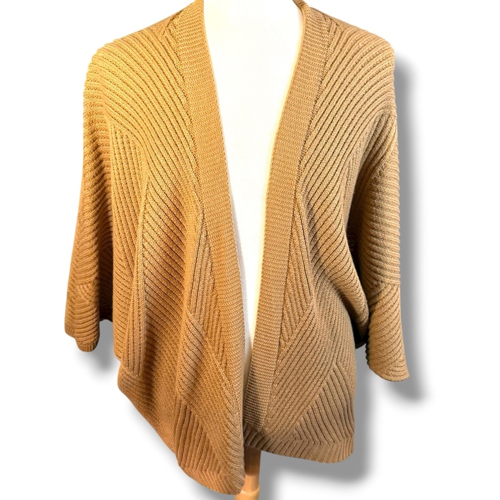 Torrid Knit Dolman Sleeve Ruana- Size 3/4